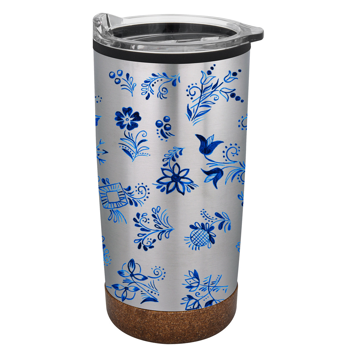 Wellington Stainless Steel Tumbler in Full Color, 20 oz - Silver - Megabrite