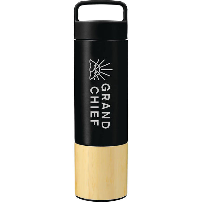 Welly Traveler Bottle with Bamboo Wrap and Infuser, 18 oz