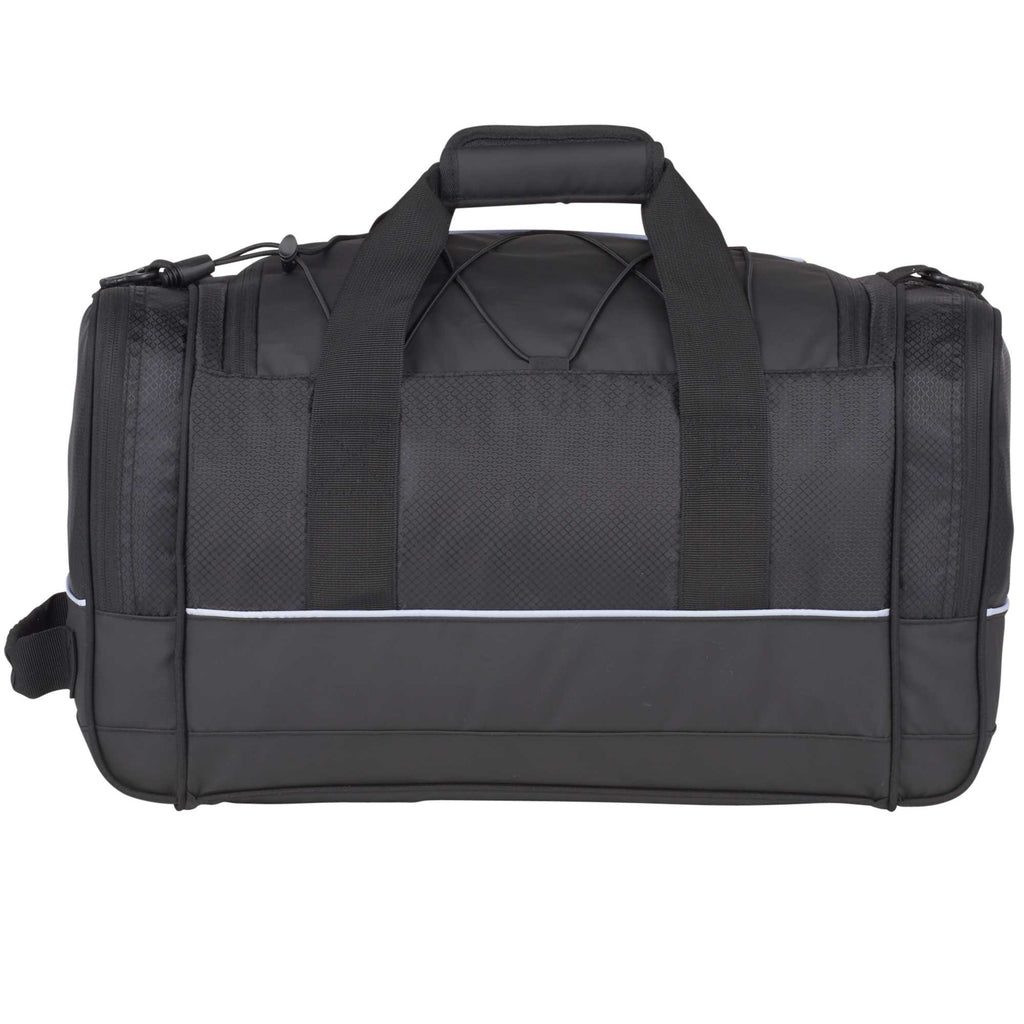 Wenger Apex Sport Duffel Bag in Recycled PET, 20 Inches Transfer - Black - Back