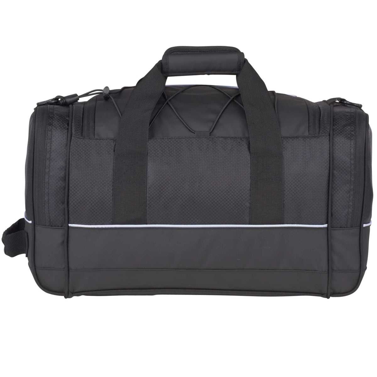 Wenger Apex Sport Duffel Bag in Recycled PET, 20 Inches Transfer - Black - Back