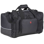 Wenger Apex Sport Duffel Bag in Recycled PET, 20 Inches Transfer - Black - Right Angle 3
