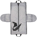 Wenger Getaway Garment Duffel Bag in Recycled PET Embroidery - Charcoal - Front 2