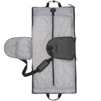 Wenger Getaway Garment Duffel Bag in Recycled PET Embroidery - Charcoal - Front 3