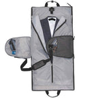 Wenger Getaway Garment Duffel Bag in Recycled PET Embroidery - Charcoal - Front 4