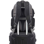 Wenger Odyssey TSA Recycled Laptop Backpack, 17 Inch Embroidery - Black - Back 2