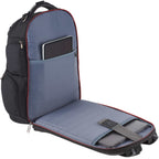 Wenger Odyssey TSA Recycled Laptop Backpack, 17 Inch Transfer - Black - Side