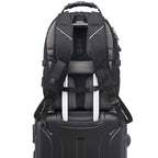Wenger Pro Laptop Backpack with USB Port, 15 Inch Embroidery - Black - Back 2
