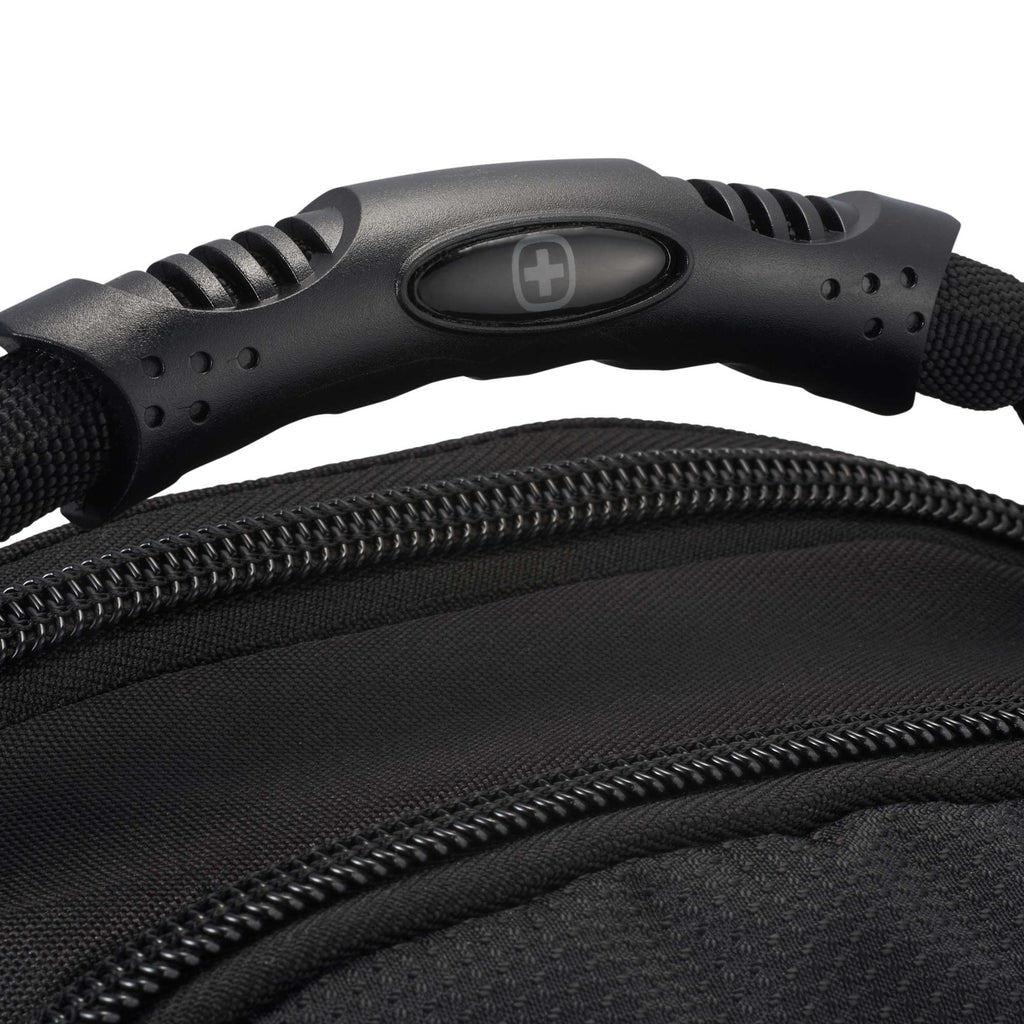 Wenger Pro Laptop Backpack with USB Port, 15 Inch Embroidery - Black - Detail 5