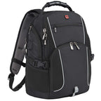 Wenger Pro Laptop Backpack with USB Port, 15 Inch Embroidery - Black - Right Angle 5