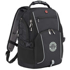 Wenger Pro Laptop Backpack with USB Port, 15 Inch Transfer - Black - Right Angle 2