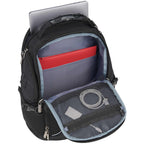 Wenger Pro Laptop Backpack with USB Port, 15 Inch Transfer - Black - Right Angle 4