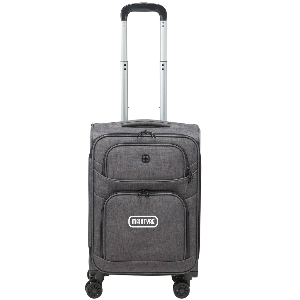 Wenger Recycled Carry-On Luggage, 21 Inch Transfer - Graphite - Front