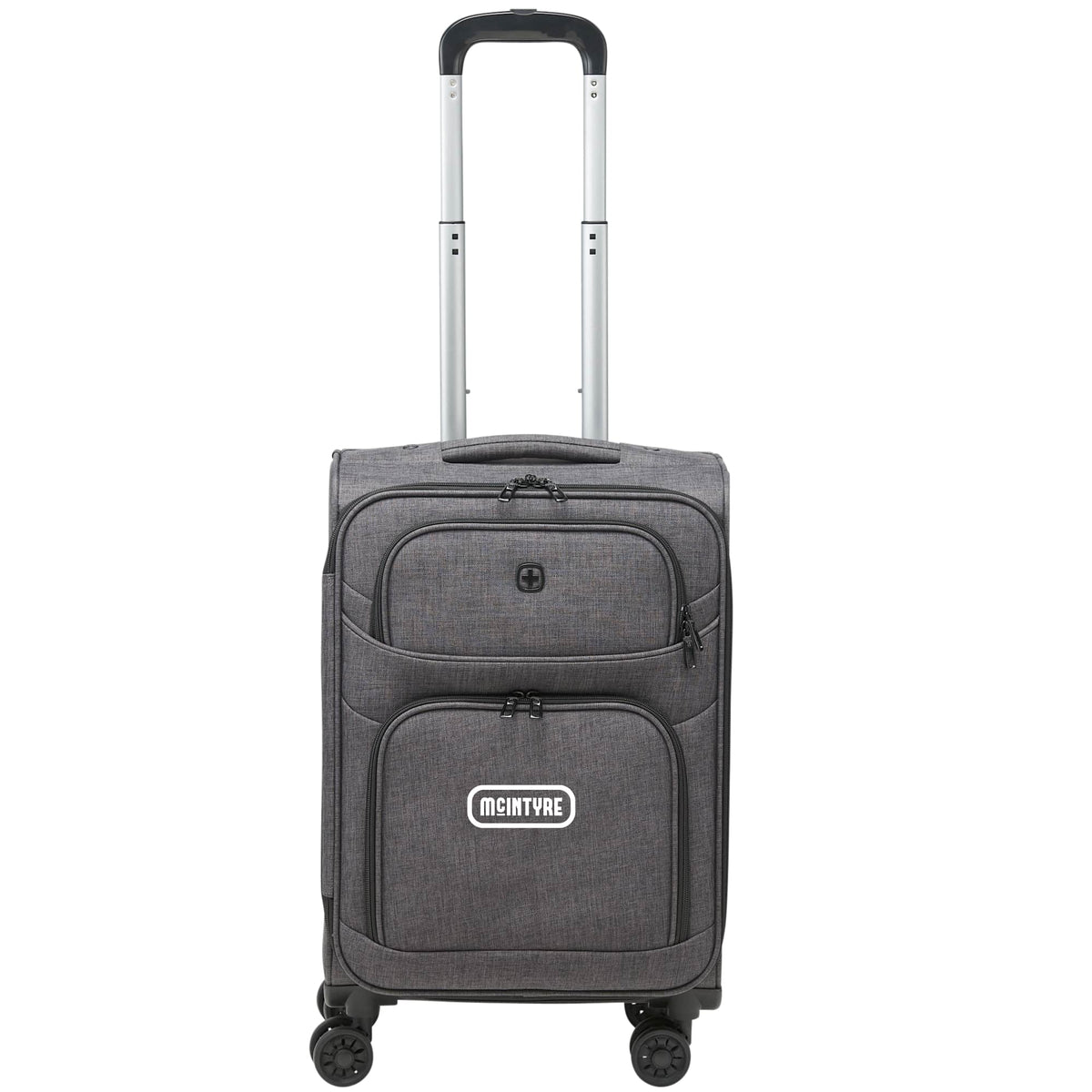 Wenger Recycled Carry-On Luggage, 21 Inch Transfer - Graphite - Front