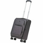 Wenger Recycled Carry-On Luggage, 21 Inch Transfer - Graphite - Right Angle 3