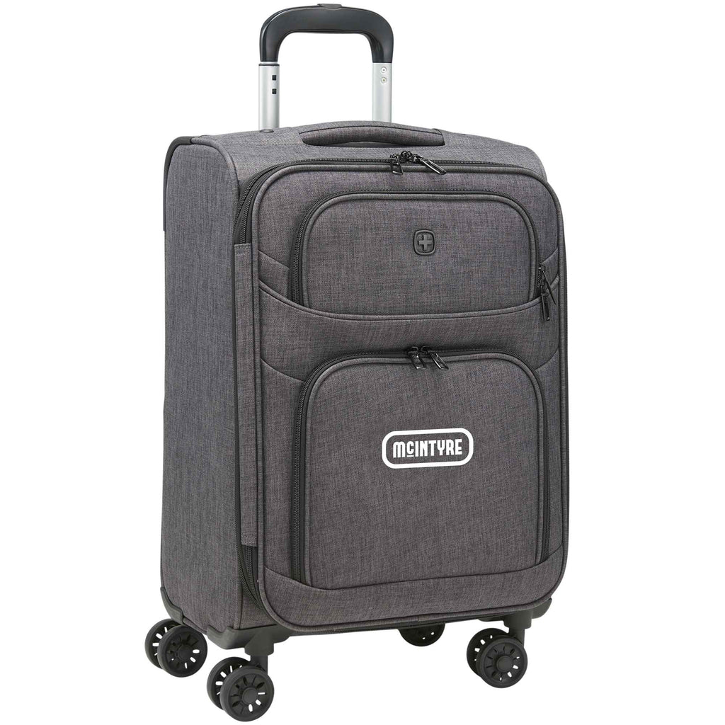 Wenger Recycled Carry-On Luggage, 21 Inch Transfer - Graphite - Right Angle