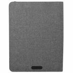 Wenger Recycled PET Zippered Padfolio - Gray - Back