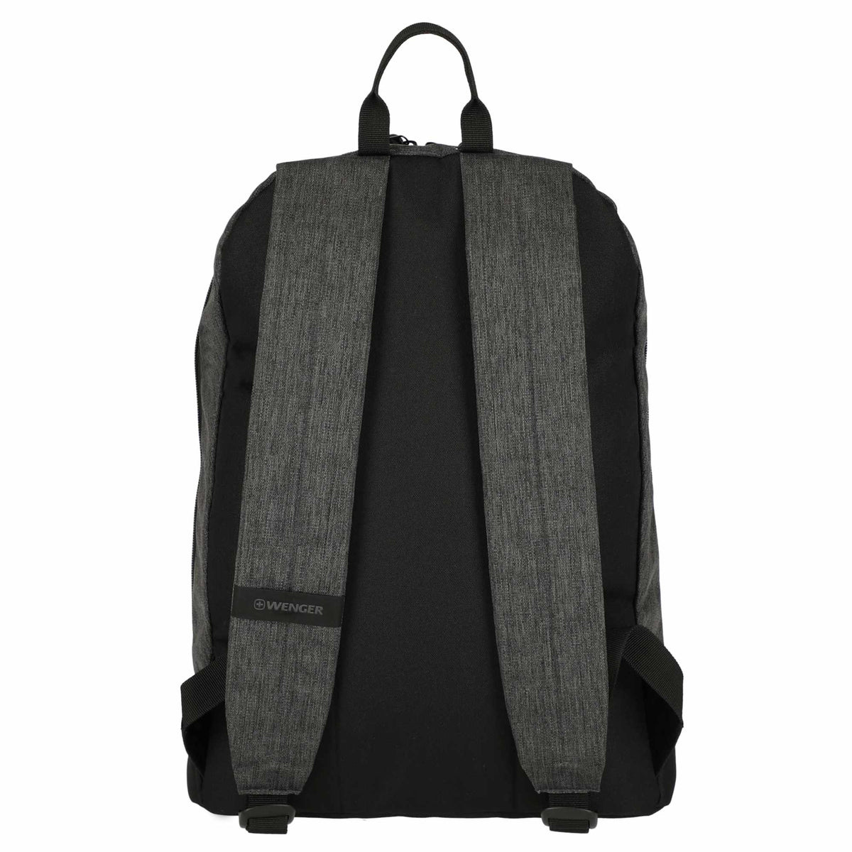 Wenger Rush Recycled Laptop Backpack, 15 Inch Transfer - Black - Back