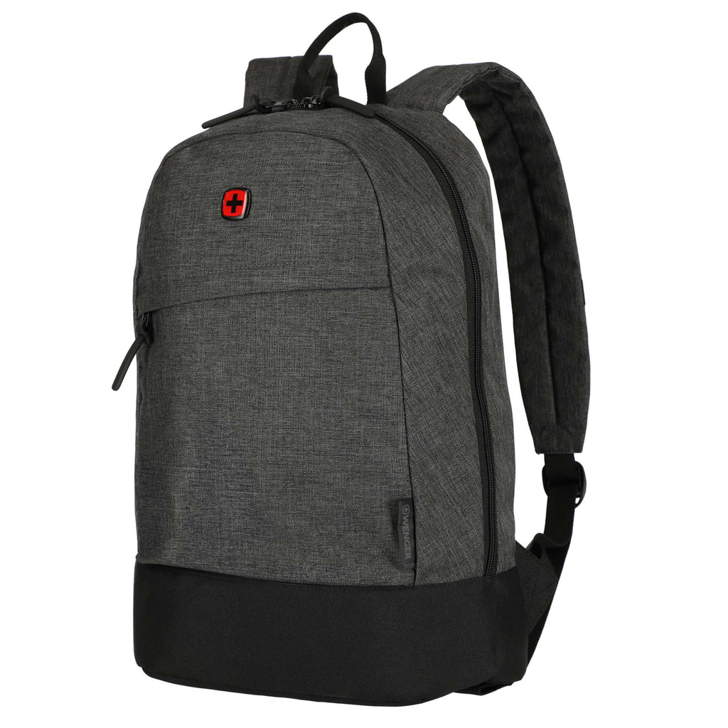 Wenger Rush Recycled Laptop Backpack, 15 Inch Transfer - Black - Left Angle
