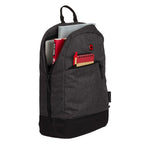 Wenger Rush Recycled Laptop Backpack, 15 Inch Transfer - Black - Propped
