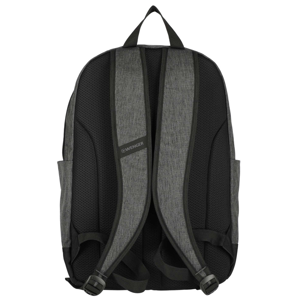 Wenger Storm Recycled Laptop Backpack, 15 Inch Transfer - Black - Back