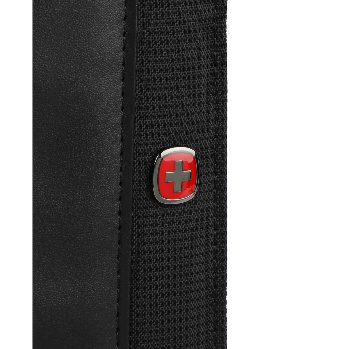 Wenger Tech Zip Padfolio in Recycled Polyester Debossing - Black - Detail 2