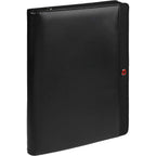 Wenger Tech Zip Padfolio in Recycled Polyester Debossing - Black - Right Angle