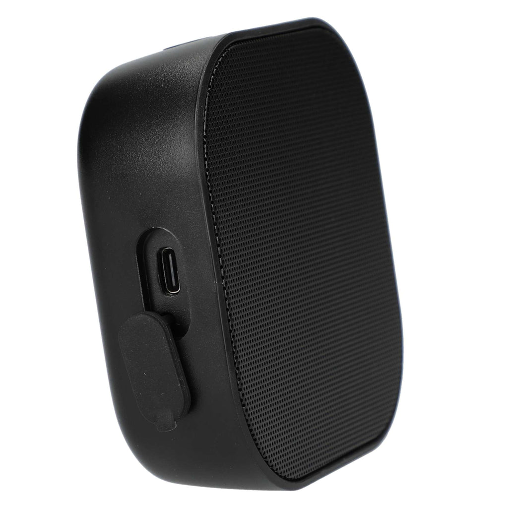 Whammo Bluetooth Speaker in Recycled Plastic Full Color - Black - Right Side 3