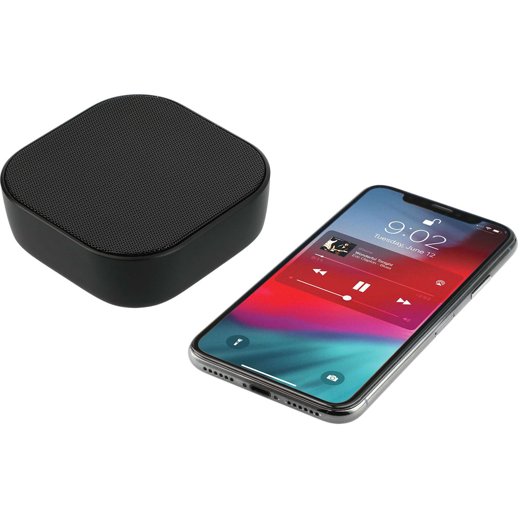 Whammo Compact Bluetooth Speaker, 3W Full Color - Black - Right Angle 2