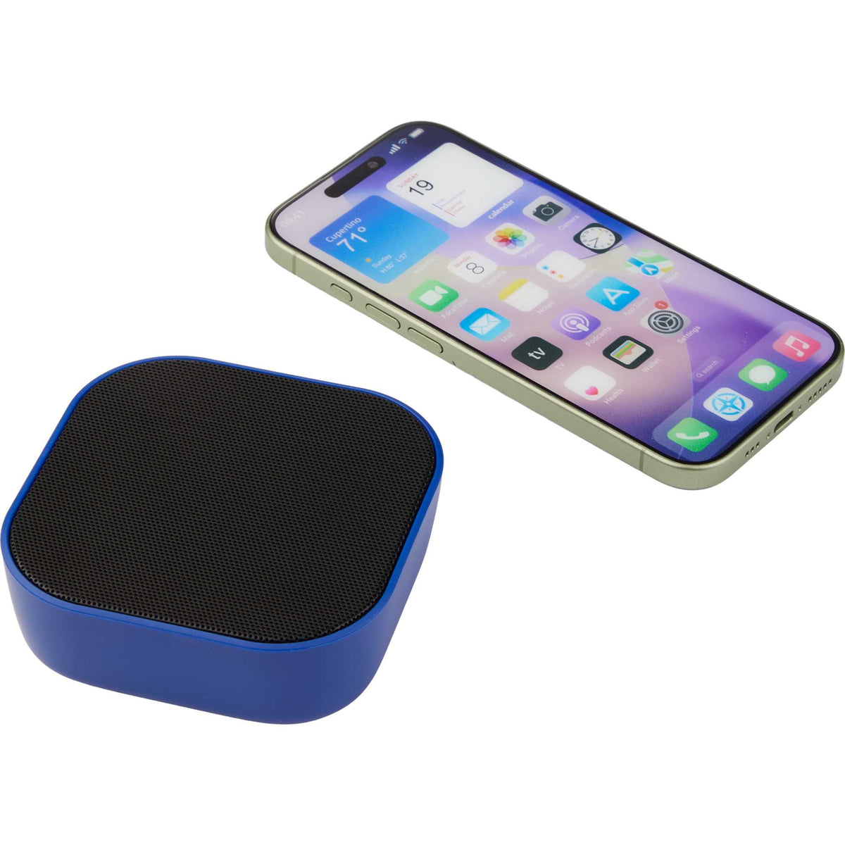 Whammo Compact Bluetooth Speaker, 3W Full Color - Royal - Detail 3