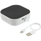 Whammo Compact Bluetooth Speaker, 3W Full Color - White - Right Angle