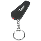 Whistle Light and Keychain - Black - Pad Print