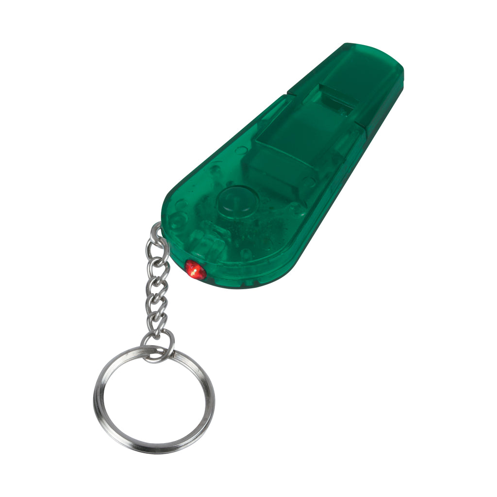 Whistle Light and Keychain - Sage Green - Back