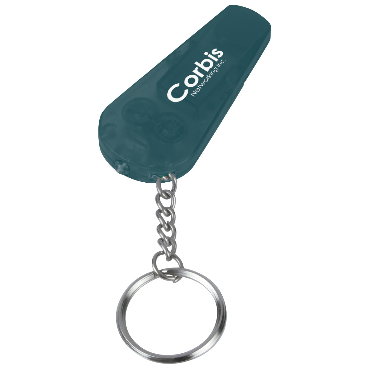 Whistle Light and Keychain - Sage Green - Pad Print