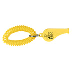 Whistle on a Coil, Recycled - Yellow - Pad Print