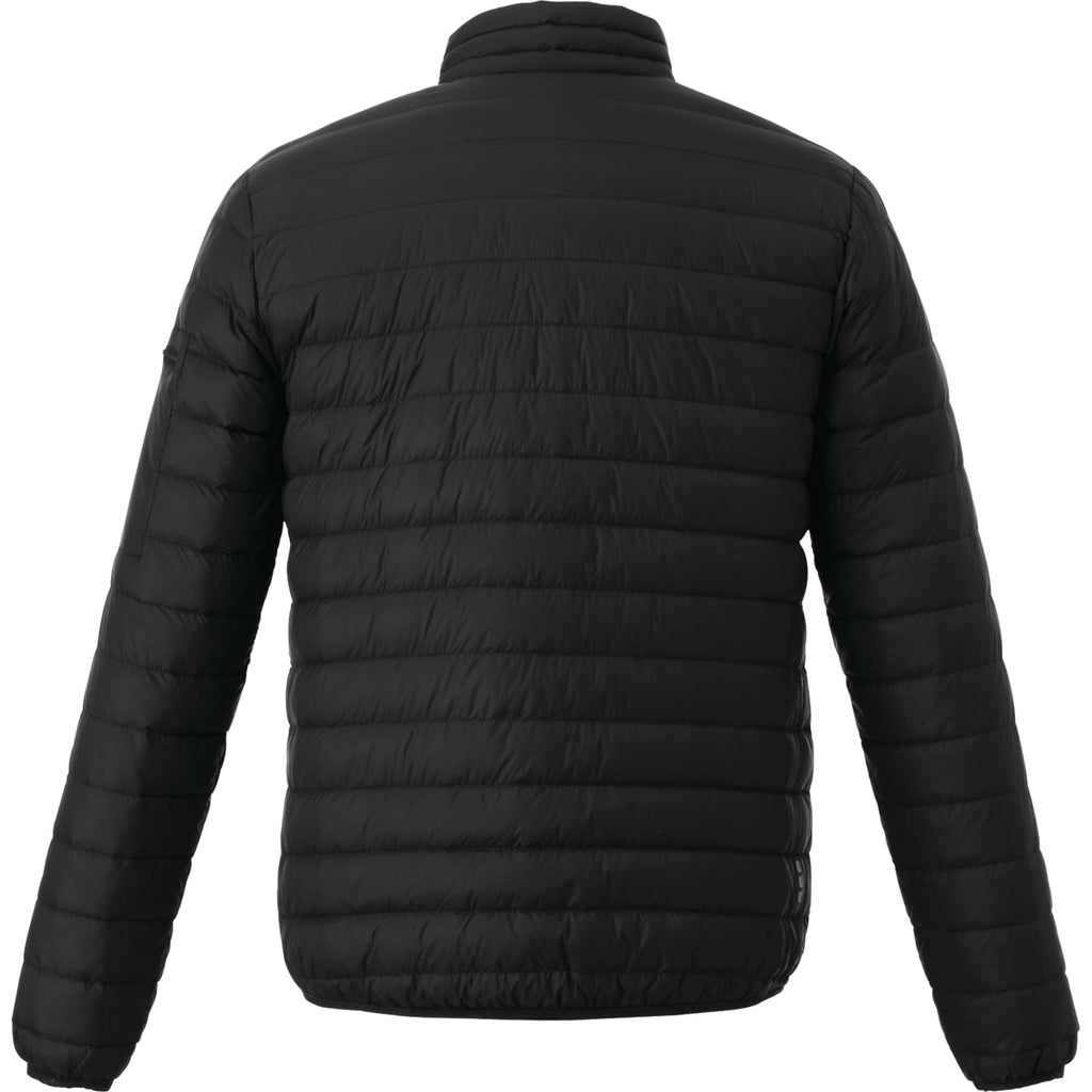 Whistler Lightweight Down Jacket for Men Embroidery - Black - Back Flat