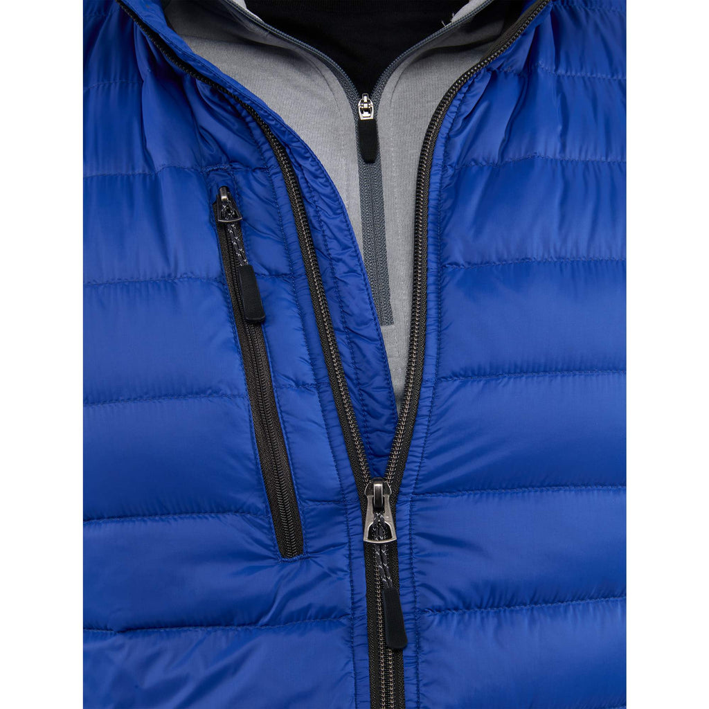Whistler Lightweight Down Jacket for Men Embroidery - New Royal - Front On Model 2