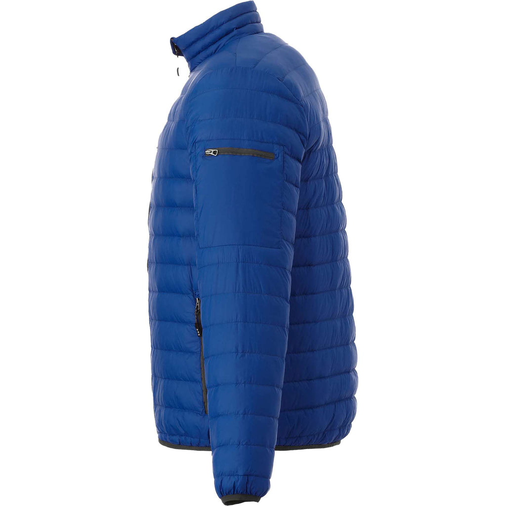 Whistler Lightweight Down Jacket for Men Embroidery - New Royal - Left Side