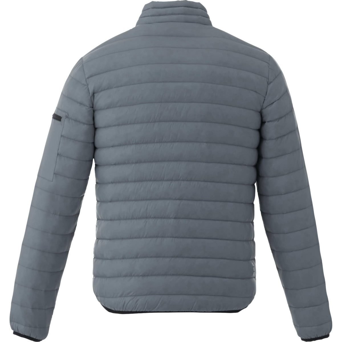 Whistler Lightweight Down Jacket for Men Embroidery - Steel Grey - Back Flat