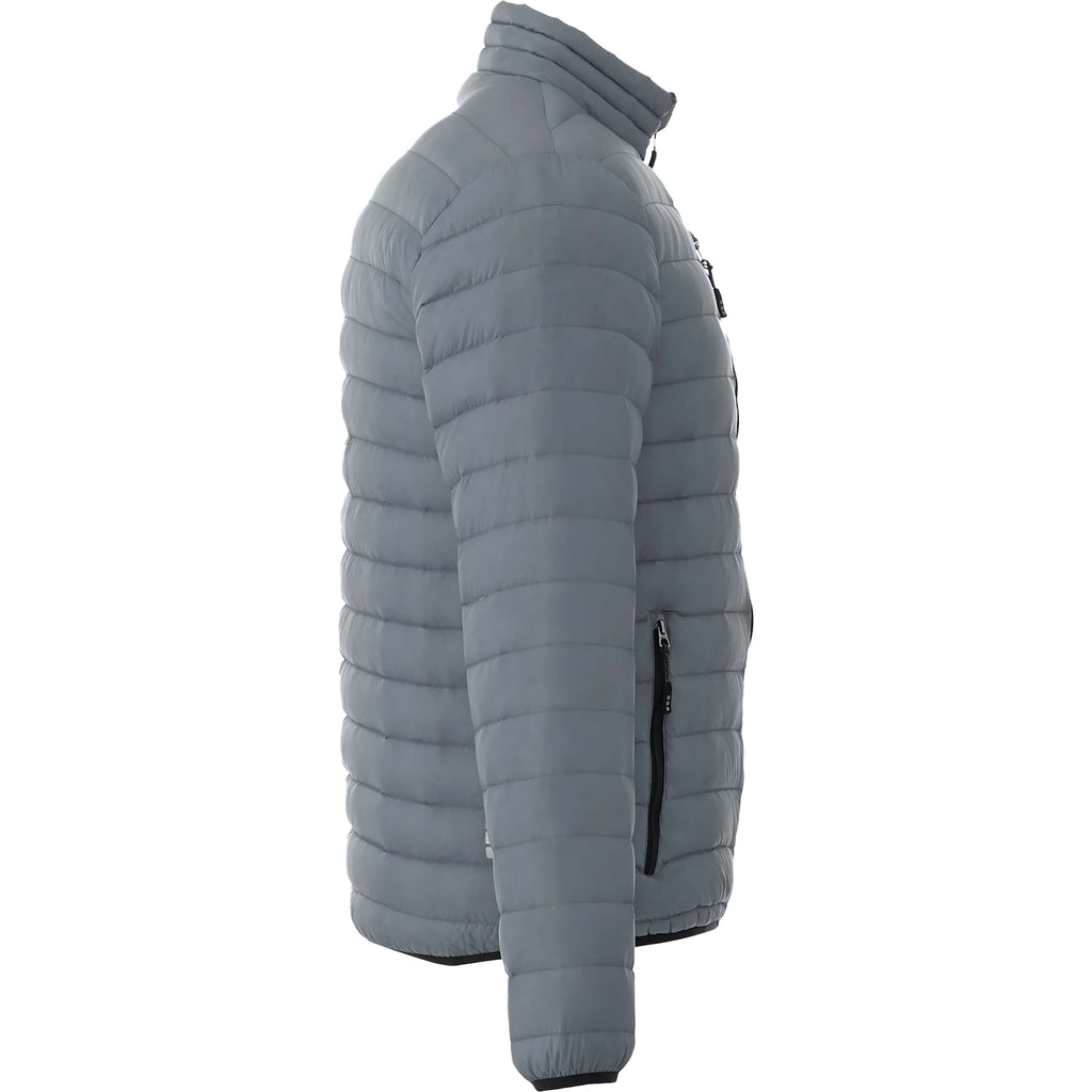 Whistler Lightweight Down Jacket for Men Embroidery - Steel Grey - Right Side