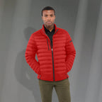 Whistler Lightweight Down Jacket for Men Embroidery - Team Red - Front On Model