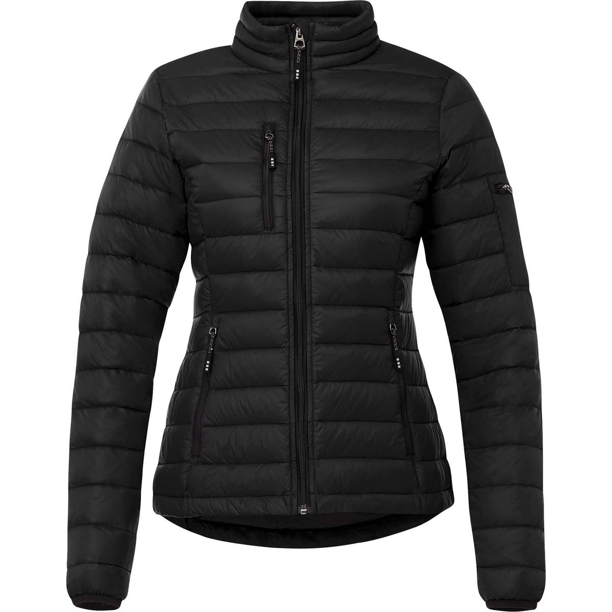 Whistler Lightweight Down Jacket for Women Embroidery - Black - Front