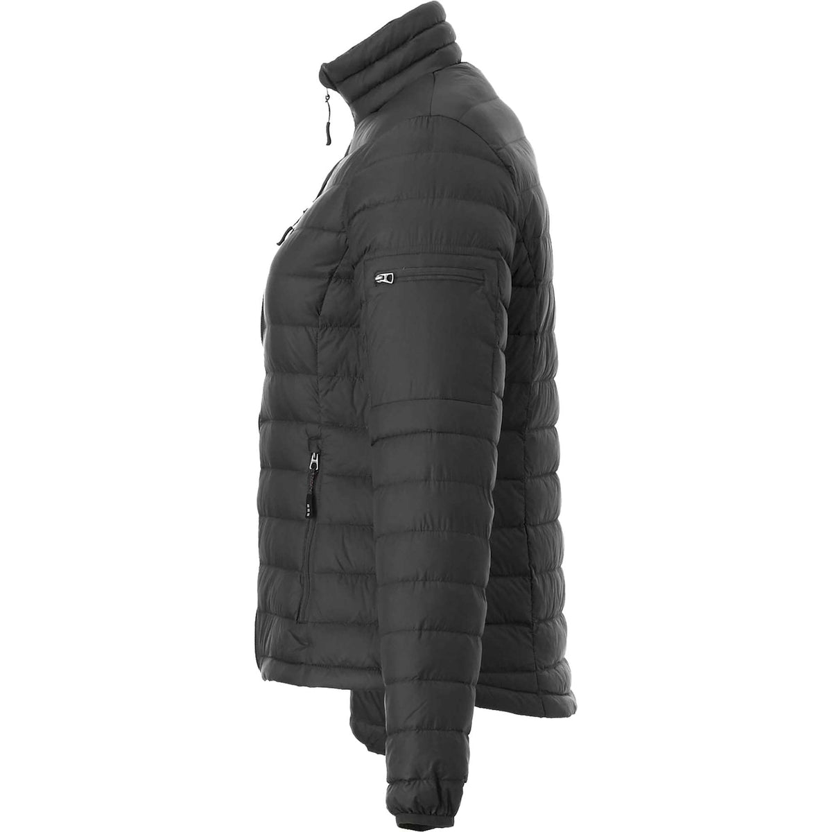 Whistler Lightweight Down Jacket for Women Embroidery - Black - Left Side