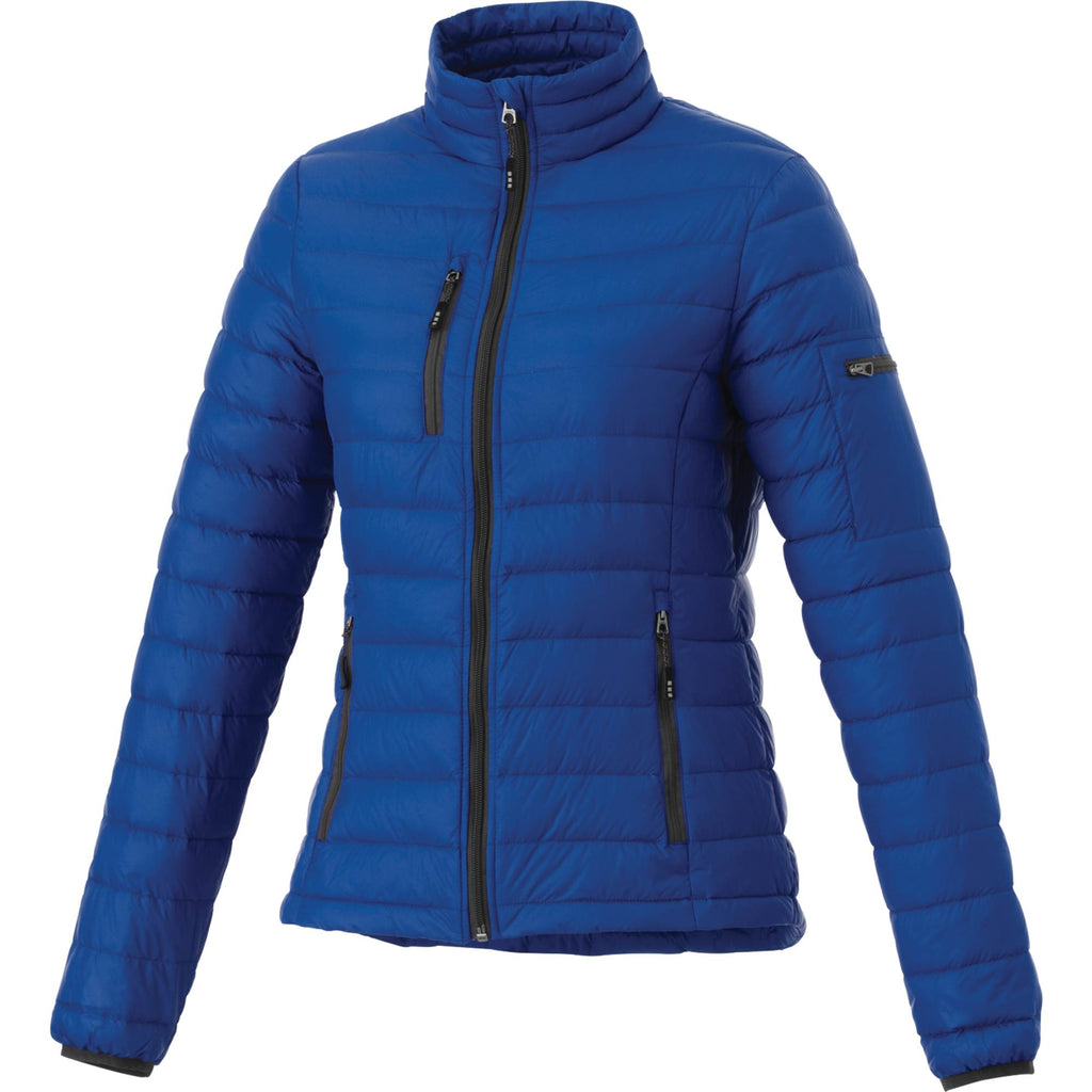 Whistler Lightweight Down Jacket for Women Embroidery - New Royal - Front Flat