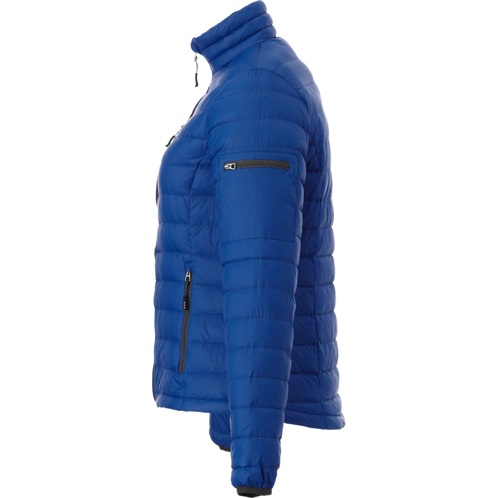 Whistler Lightweight Down Jacket for Women Embroidery - New Royal - Left Side