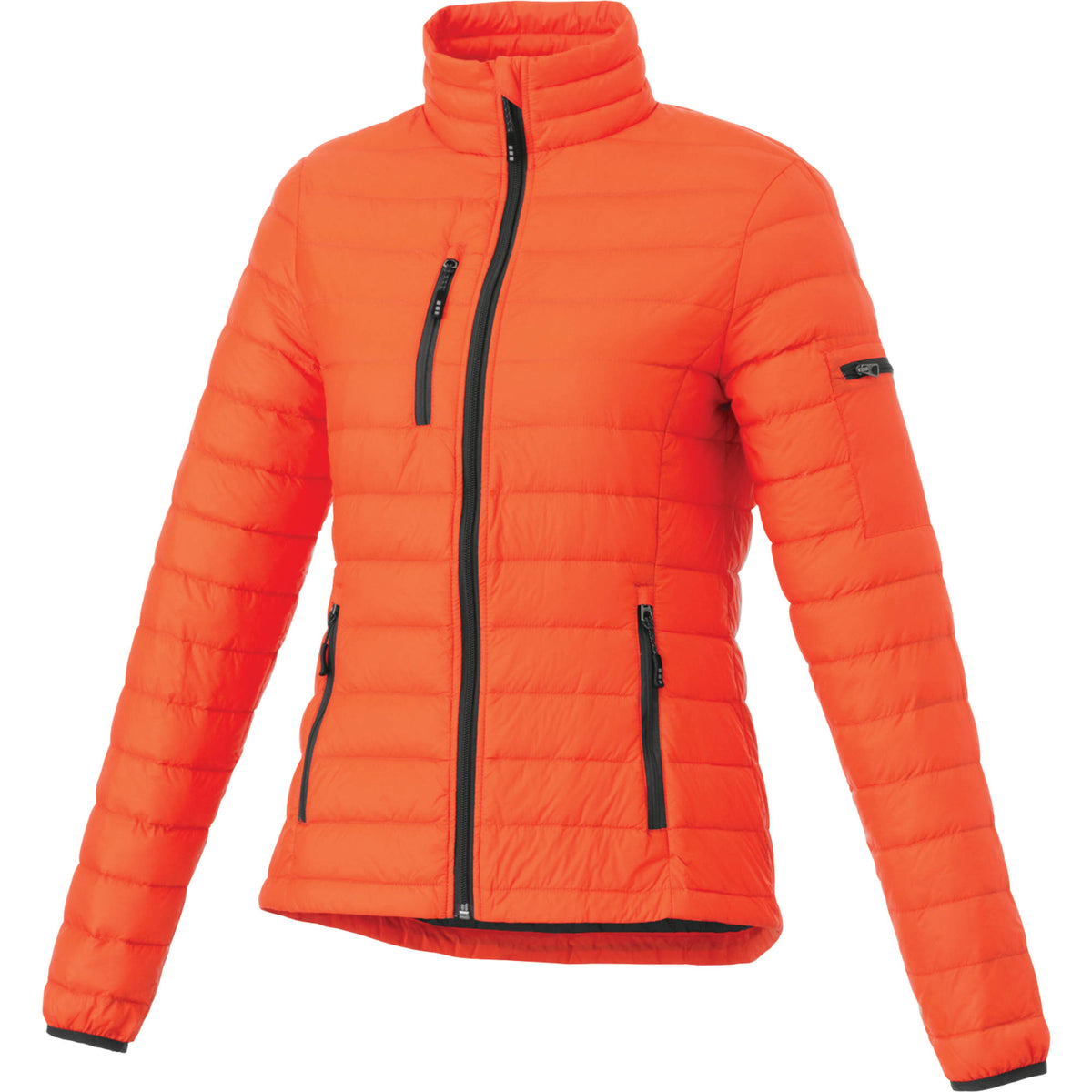 Whistler Lightweight Down Jacket for Women Embroidery - Orange - Front Flat