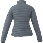 Whistler Lightweight Down Jacket for Women Embroidery - Steel Grey - Back Flat