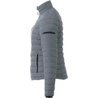 Whistler Lightweight Down Jacket for Women Embroidery - Steel Grey - Left Side