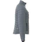 Whistler Lightweight Down Jacket for Women Embroidery - Steel Grey - Right Side