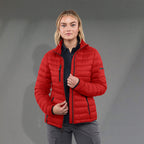 Whistler Lightweight Down Jacket for Women Embroidery - Team Red - Front On Model
