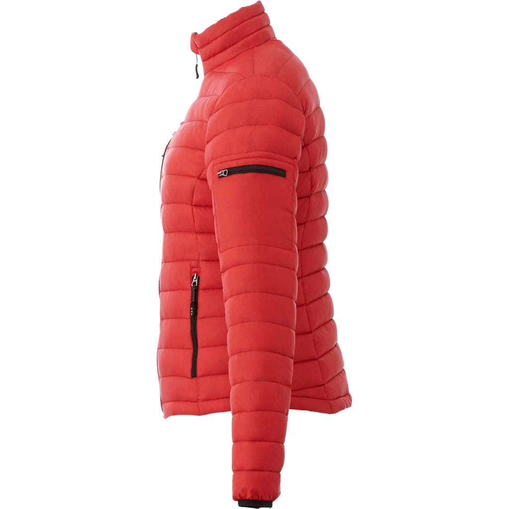 Whistler Lightweight Down Jacket for Women Embroidery - Team Red - Left Side